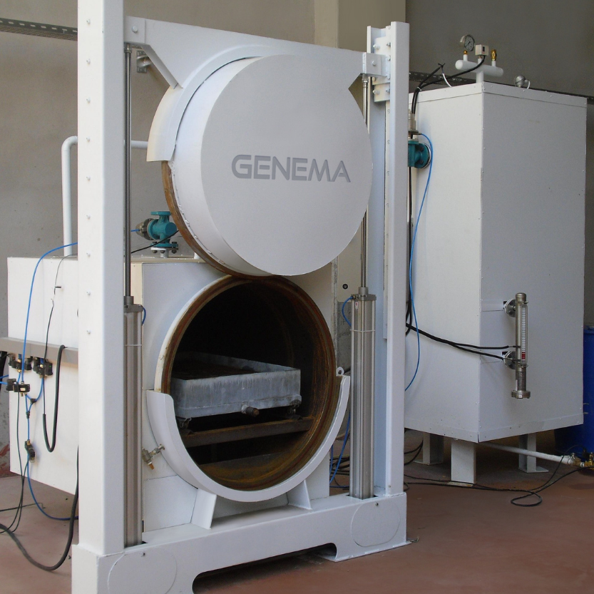 Investment casting autoclave for precision wax removal in the casting process